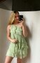 Nikki Ruffle Dress - Green