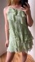 Nikki Ruffle Dress - Green